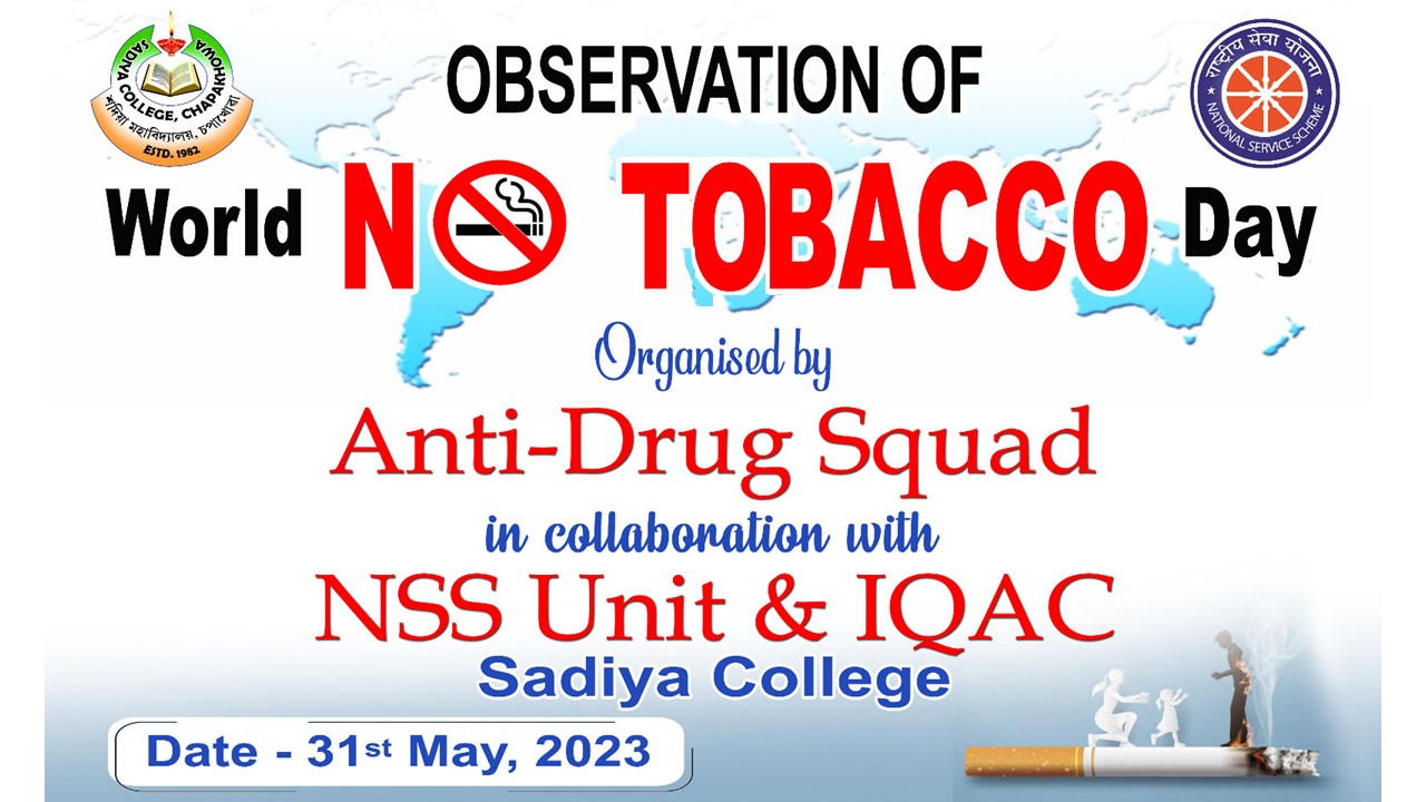 World No Tobacoo Day